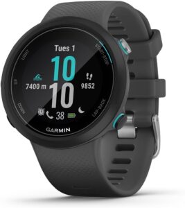 La Garmin Swim 2 Noir vous accompagne en piscine comme en eau libre. Suivi GPS, fréquence cardiaque au poignet, métriques avancées : l’alliée idéale des nageurs exigeants.
