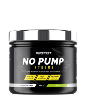 No Pump Xtreme 420 g Pina Colada : 3g créatine, 3g bêta-alanine, 3g citrulline, 200 mg caféine. Force max + congestion + endurance. Antidopage & halal.