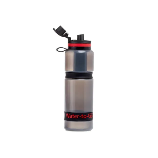 Eau pure partout avec la gourde filtrante Water-to-Go Active : légère, compacte et ultra-efficace.